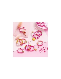 Janod 10 bagues en perles Lovely à créer - Les Ateliers Bijoux -