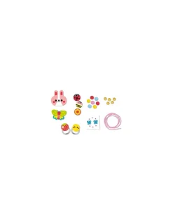 Janod 4 bijoux en bois à créer Jardin fleuri -