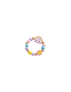 Janod 4 bijoux en bois à créer Pays arc-en-ciel -