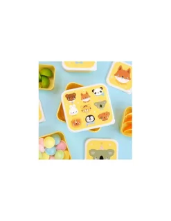 Enfant A little lovely company 4 boites à goûter Amis des animaux -