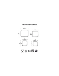 Enfant A little lovely company 4 boites à goûter Jardin fleuri -