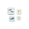 Enfant A little lovely company 4 boites à goûter Océan -