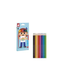 Enfant Janod 12 crayons aquarellables -
