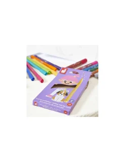 Enfant Janod 8 Feutres pailletés -