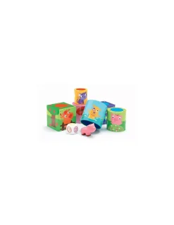 Enfant Djeco 3 jeux pour les petits Ludanimo -