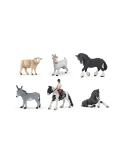 Papo 12 mini figurines de la ferme -