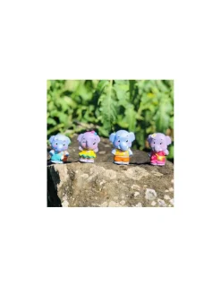 Klorofil 4 personnages famille Éléphant