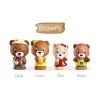 Klorofil 4 personnages famille ours Browny