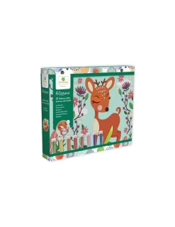 Sycomore 10 tableaux sable animaux de la forêt -