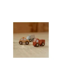 Little Dutch 9 véhicules en bois -