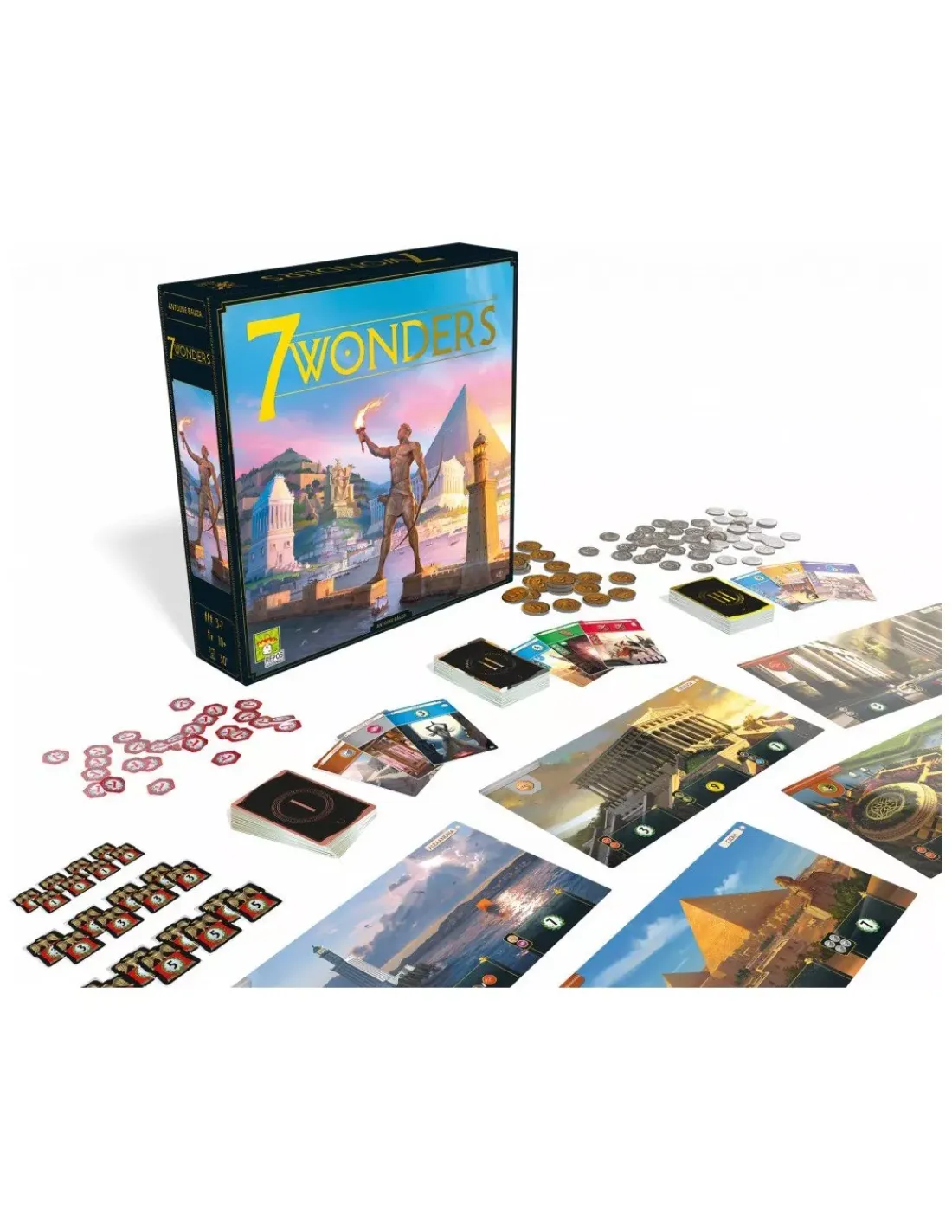 Enfant Asmodee 7 wonders nouvelle édition