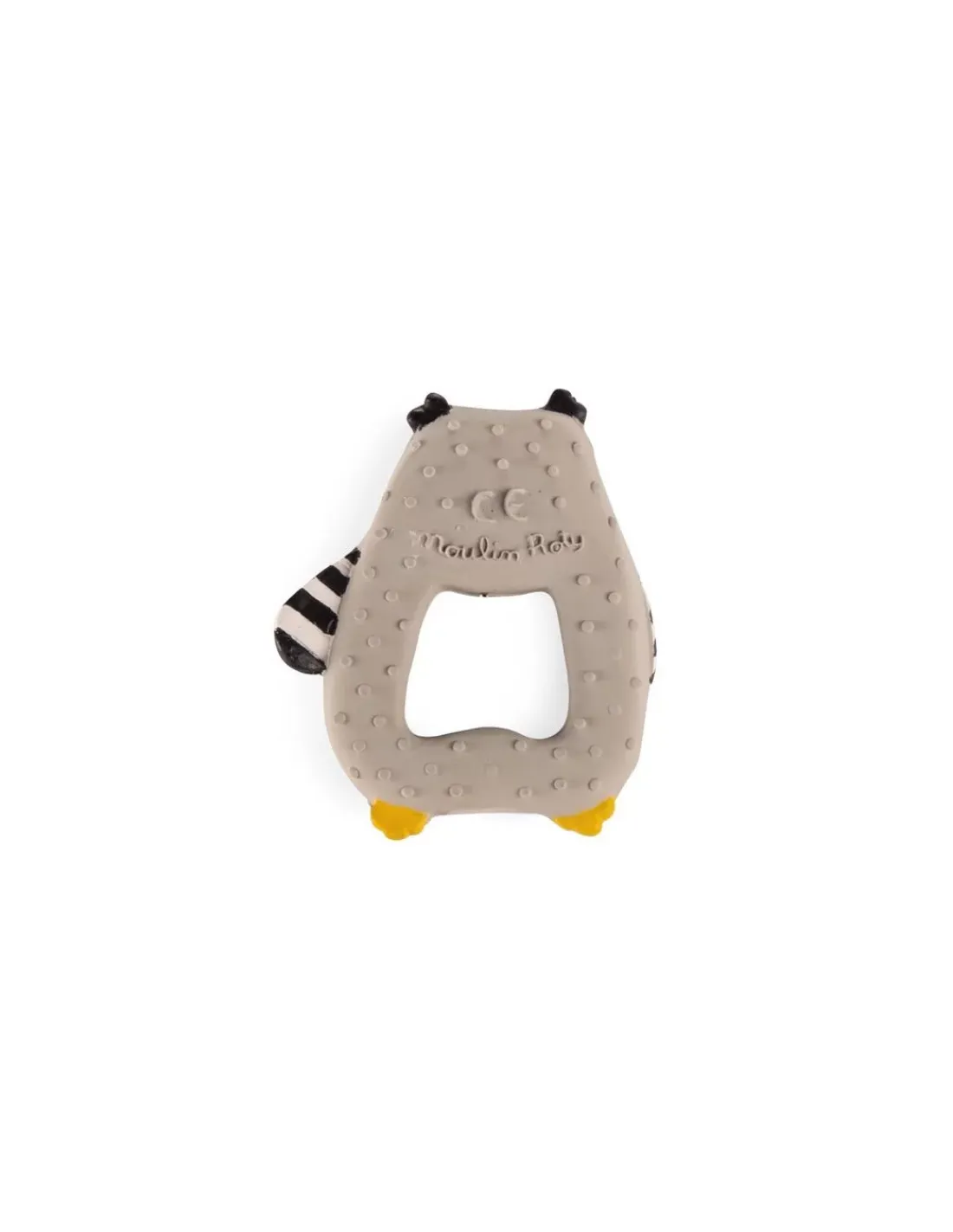 Moulin Roty Anneau de dentition caoutchouc Hibou Les moustaches -