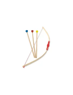 Vilac Arc démonté + 3 flèches en boîte cible -