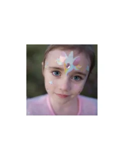 Enfant Great Pretenders Autocollants pour le visage licorne -