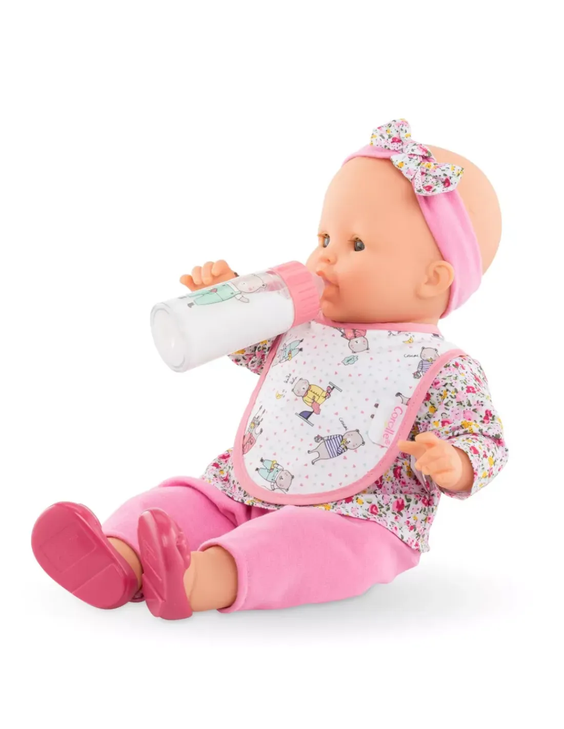 Corolle Bavoir et biberon magique -