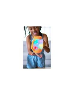 Glo Pals Bocal de jeu sensoriel orange -