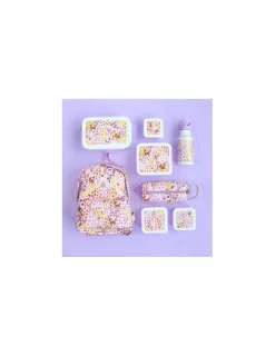 Enfant A little lovely company Boite à lunch bento Jardin fleuri -