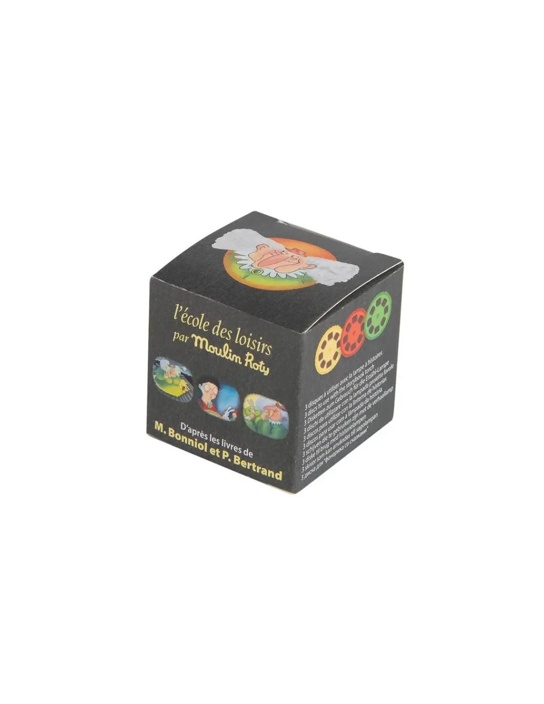 Moulin Roty Boîte de 3 disques pour lampe Cornebidouille Ecole des loisirs -