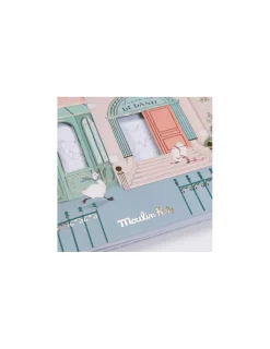 Moulin Roty Cahier de coloriage et stickers La petite école de danse -