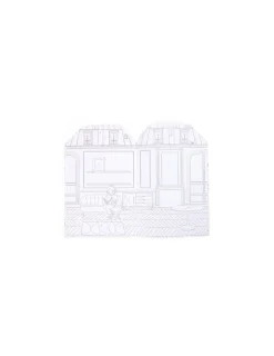 Moulin Roty Cahier de coloriage et stickers Les Parisiennes -