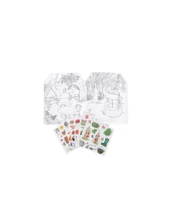 Moulin Roty Cahier de coloriage et stickers Le jardinier Le Jardin du Moulin -
