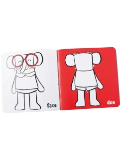 Moulin Roty Cahier de coloriage les contraires les Popipop -