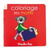 Moulin Roty Cahier de coloriage les motifs les Popipop -