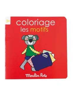 Moulin Roty Cahier de coloriage les motifs les Popipop -