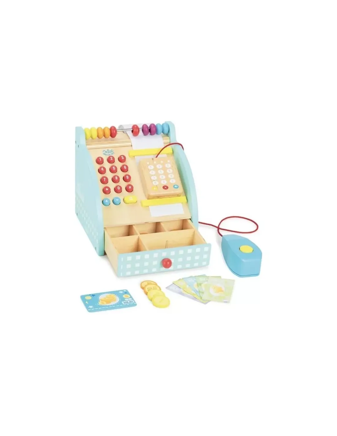 Enfant Vilac Caisse enregistreuse en bois -
