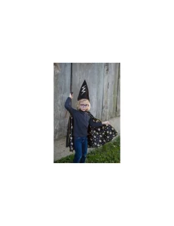 Great Pretenders Cape de magicien réversible avec chapeau 4-6 ans -