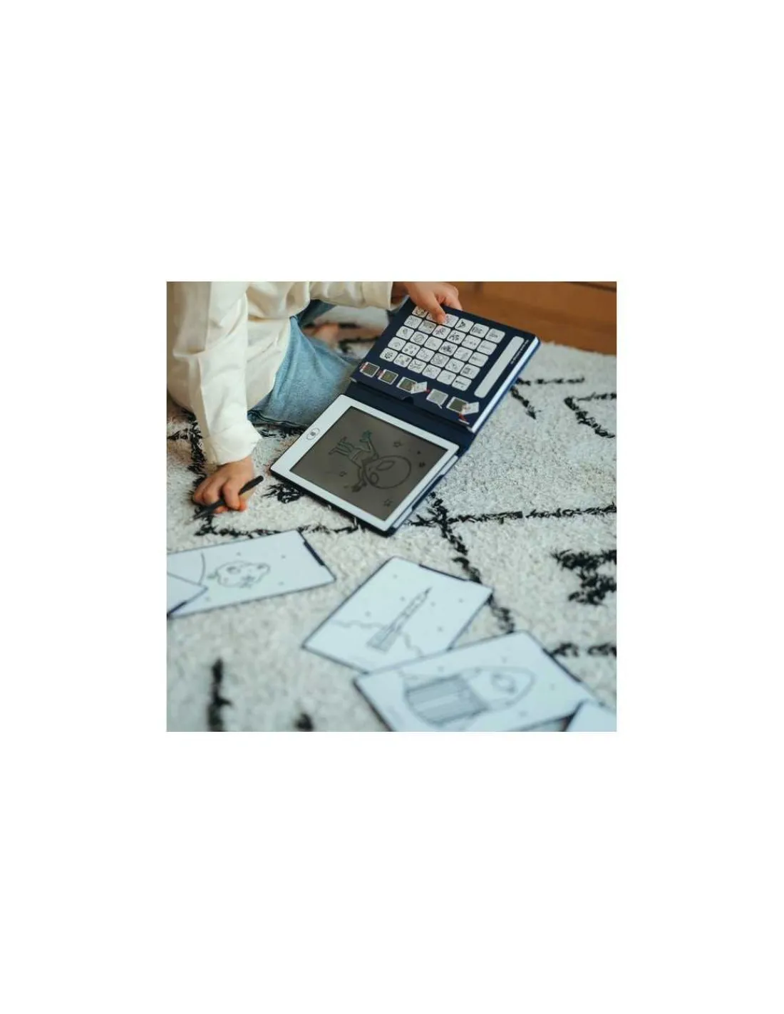 Kidywolf Cartes Kidydraw Mini Galaxy et Dinosaures -