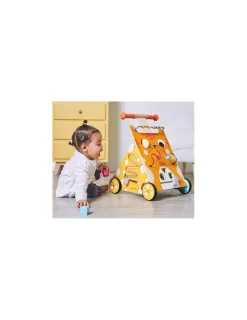 Janod Chariot de marche chat multi activités -