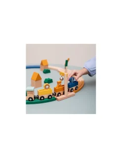 Enfant Trixie Chemin de fer en bois -