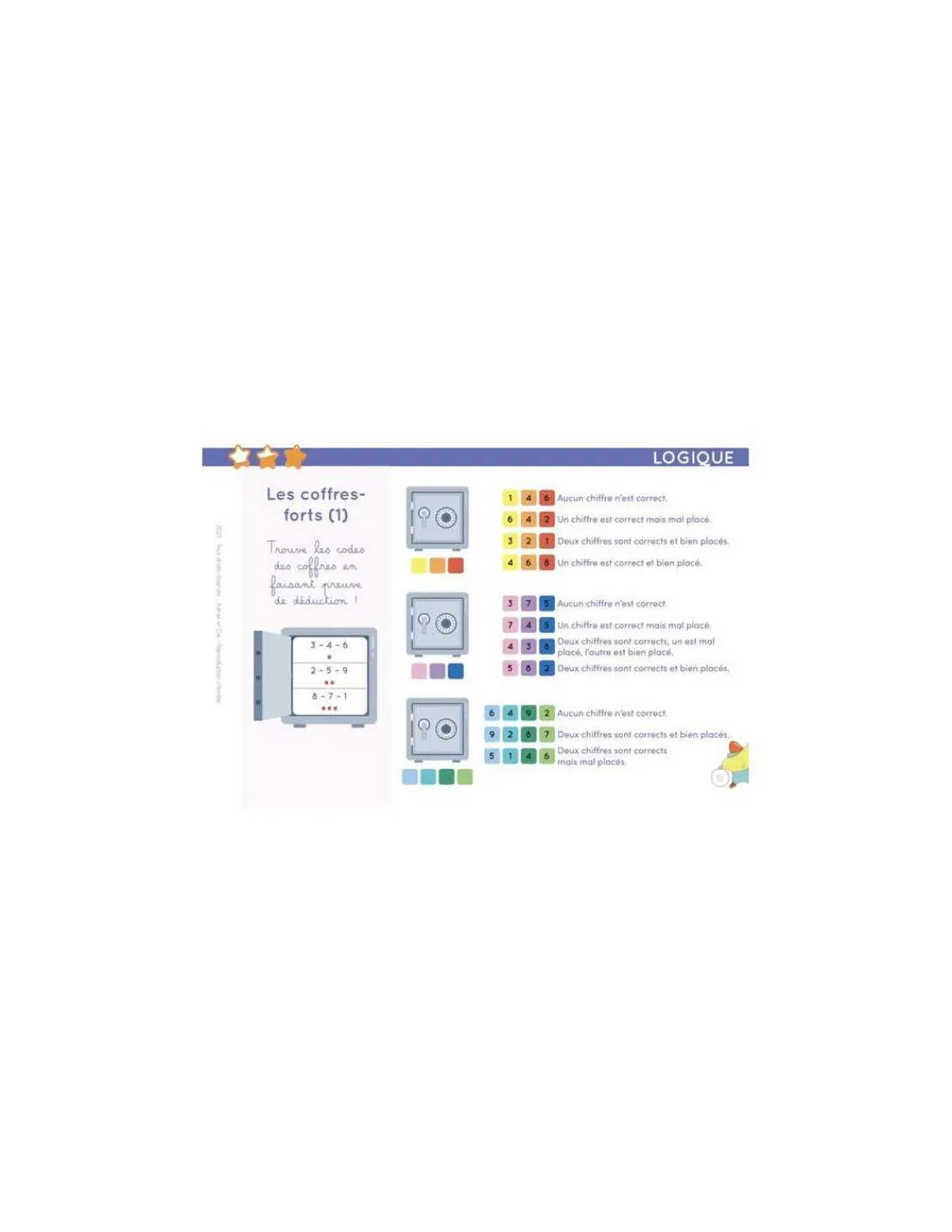 Enfant Etoilium Chevalet Logique et concentration - Étoilium