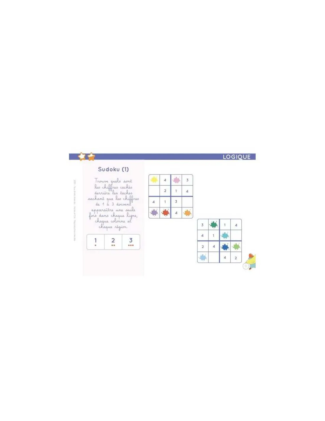 Enfant Etoilium Chevalet Logique et concentration - Étoilium