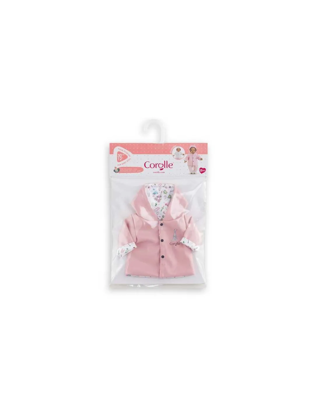 Corolle Ciré réversible pour poupée Week-end à Paris -
