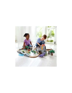 Hape Toys Circuit de train Dino Adventure - Hape