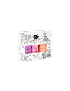Enfant nailmatic KIDS Coffret 3 vernis PARIS néon
