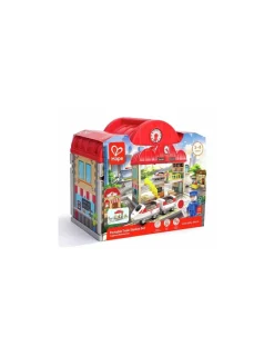 Hape Toys Coffret circuit de train portable - Hape
