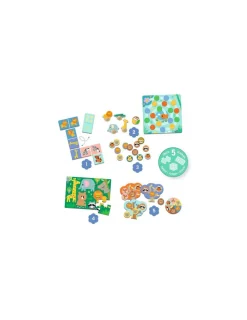 Enfant Djeco Coffret de 5 jeux Animaux sauvages -