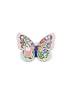 Enfant Sycomore Coffret de perles en bois Papillon -