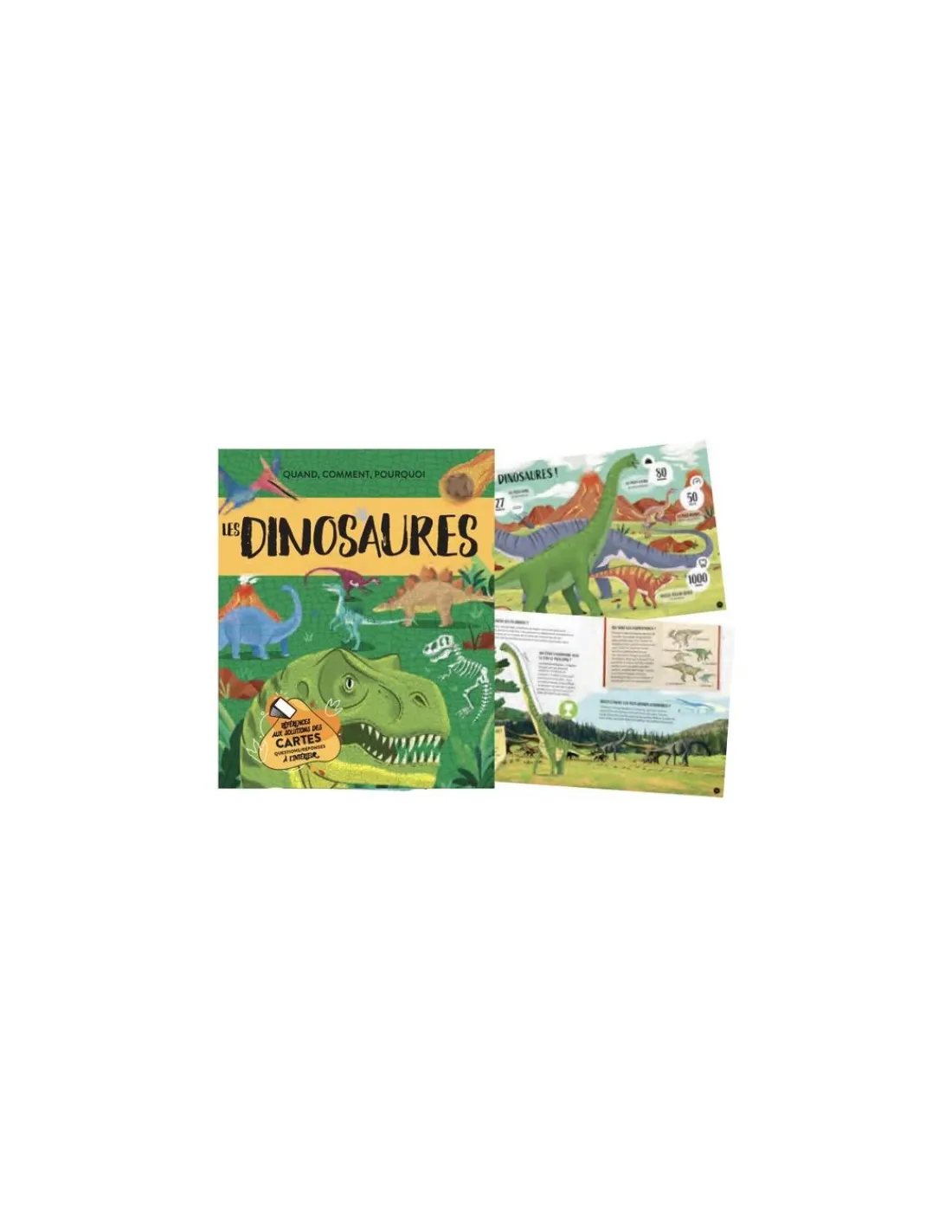 Sassi junior Coffret du méga atlas des dinosaures - Sassi