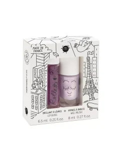 nailmatic KIDS Coffret LOVELY CITY vernis et brillant à lèvres