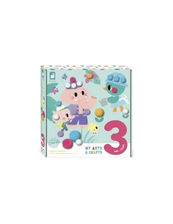 Janod Coffret Pompons 3 ans -