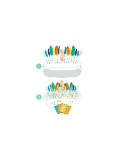 Djeco Coiffe à créer Rio - Do it Yourself -