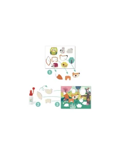 Enfant Djeco Collage pour les tout-petits -