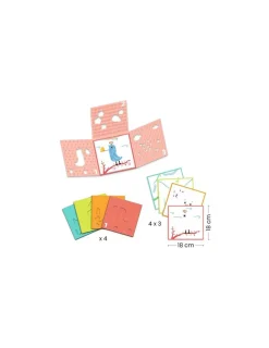 Djeco Coloriage 3 pochoirs pour une image -