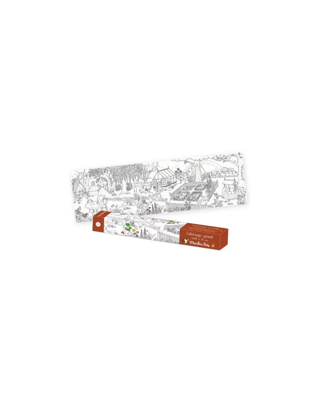 Moulin Roty Coloriage géant Le jardinier Le Jardin du Moulin -