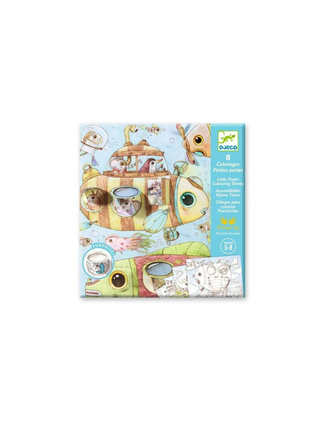 Djeco Coloriages Le voyage de Malo -