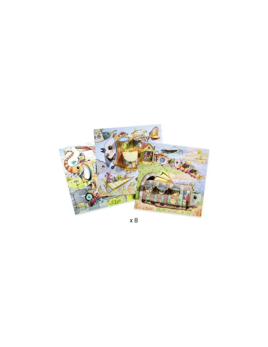 Djeco Coloriages Le voyage de Malo -